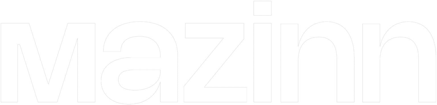 logo mazinn blanco